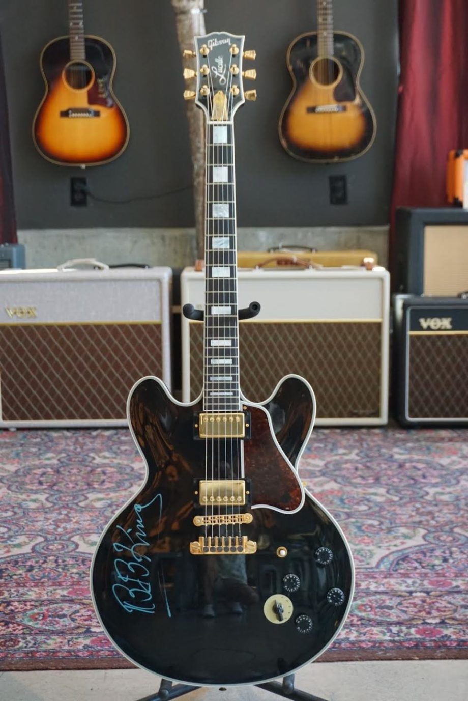 1997 Gibson ES-345 Lucille Signed by B.B. King